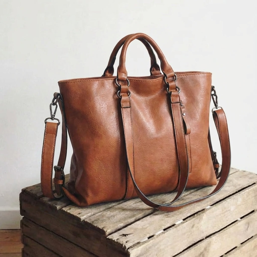 Sara® | Genuine Leather Crossbody Bag